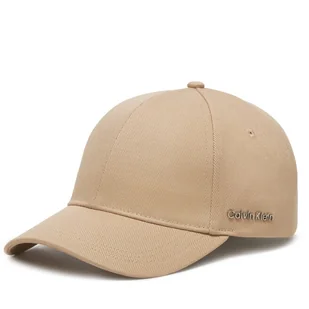 Czapka z daszkiem Calvin Klein Cotton Twill Cap K60K612910 Szary - Czapki damskie - miniaturka - grafika 1