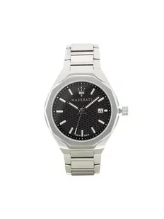 Zegarek Maserati Zegarek Stile R8853142003 Srebrny - Zegarki męskie - miniaturka - grafika 1