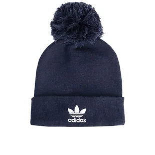 Czapka adidas Bobble Knit GL7483 - granatowa - Czapki i chusty sportowe męskie - miniaturka - grafika 1