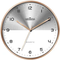 Zegary - Chermond Zegar ścienny 1815.002 miedziany metalowy 30,5 cm - miniaturka - grafika 1