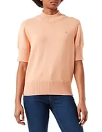 Swetry damskie - G-STAR RAW Damski sweter z dzianiny Core Mock, Różowy (Peach Nugat D21305-5613-c962), XL - miniaturka - grafika 1