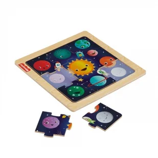 Puzzle drewniane, kosmos (HXV15/HXV16). od 24 miesięcy - Puzzle - miniaturka - grafika 1