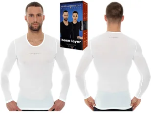 Koszulka BRUBECK DŁUGI RĘKAW potówka LS10850 r XXL - Koszulki męskie - miniaturka - grafika 1