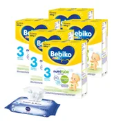 Mleko modyfikowane - Junior 3 Odżywcza formuła na bazie mleka dla dzieci powyżej 1. roku życia Nivea Chusteczki nawilżane dla dzieci i niemowląt Baby Fresh Pure - miniaturka - grafika 1