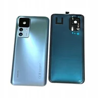 Pozostałe akcesoria do telefonów - do XIAOMI 12T 5G / 12T PRO KLAPKA BATERII POKRYWA TYŁ + SZYBKA KAMERY BLUE - miniaturka - grafika 1