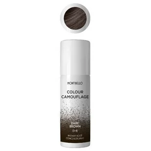 Montibello Colour Camouflage, spray na odrosty, ciemny brąz, 125ml - Farby do włosów i szampony koloryzujące - miniaturka - grafika 1