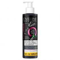 Eveline Facemed+ Matujący Żel do mycia twarzy 3w1 z aktywnym węglem 200ml - Żele do mycia twarzy - miniaturka - grafika 3