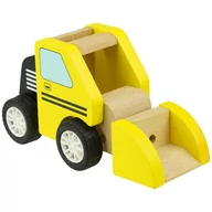 Samochody i pojazdy dla dzieci - Drewniane auto samochód koparka - miniaturka - grafika 1