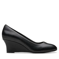 Półbuty damskie - Półbuty Clarks Olivette Pearl 26180043 Czarny - miniaturka - grafika 1