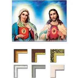 Obraz Serce Maryi i Serce Jezusa - Ikony i obrazy sakralne - miniaturka - grafika 1