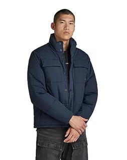 Kurtki męskie - G-STAR RAW Męska kurtka z podkładką, Niebieski (salute D22886-D419-C742), XXL - grafika 1