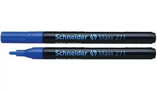 Schneider Marker olejny Maxx 271, okrągły, 1-2 mm, niebieski SR127103 - Markery permanentne - miniaturka - grafika 1
