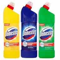Środki do WC - Domestos Płyn Żel do WC Toalety 3 x 1000 ml - miniaturka - grafika 1