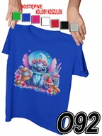 Koszulki męskie - Koszulka Dziecięca Z Nadrukiem Lilo & Sticz Angel Różne Słodki - L 146-152 - miniaturka - grafika 1