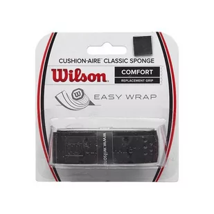 Owijka bazowa do tenisa Wilson Cushion Aire Classic Sponge Grip Czarna 1 szt - Tenis ziemny - miniaturka - grafika 1