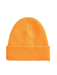 Czapki damskie - Koton Damska czapka typu basic z dzianiny, pomarańczowy (230), jeden rozmiar - grafika 1