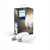 Żarówki LED - Żarówka świecowa Led Bluetooth White Philips Hue 5.5W E14 (2 sztuki) - miniaturka - grafika 1