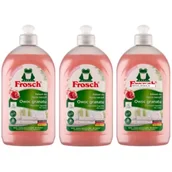 Środki do zmywarek - Frosch Płyn do mycia naczyń owoc granatu balsam Zestaw 3 x 500 ml - miniaturka - grafika 1