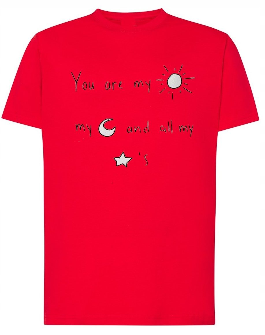 Walentynki Prezent T-Shirt męski nadruk napisy S