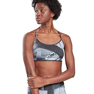 Biustonosze - Reebok Skinny Biustonosz sportowy - Płaski On Back Damski - miniaturka - grafika 1