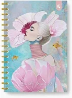 Notesy i bloczki - Kołonotatnik ozdobny B5/160K kratka Fashion - miniaturka - grafika 1