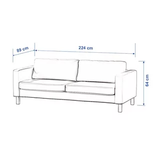 Pokrowiec na sofę Karlstad rozkładaną - Pokrowce na meble - miniaturka - grafika 1