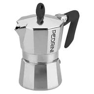 Zaparzacze i kawiarki - Pedrini Kawiarka Brillant 1 TZ Stalowy - miniaturka - grafika 1