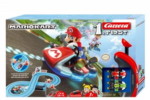 Carrera Tor wyścigowy First na baterie Nintendo Mario Kart 2,4m - Tory, garaże, parkingi - miniaturka - grafika 1