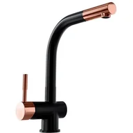 Baterie kuchenne - Bateria stojąca GLOBALO Lobio Black/Copper Ring - miniaturka - grafika 1