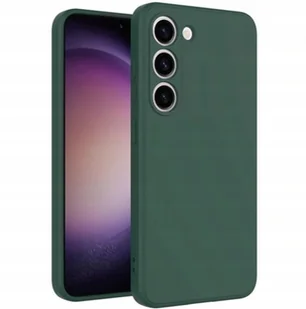 Etui, plecki do Samsung Galaxy S23 5G, zielone, silikonowe - Etui i futerały do telefonów - miniaturka - grafika 1