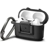 Akcesoria do słuchawek - Etui Spigen Lock Fit Airpods Pro 1 / 2 Matte Black - miniaturka - grafika 1