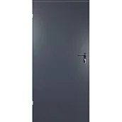 Drzwi zewnętrzne - Drzwi wewnątrzlokalowe 100 x 200 antracyt uniwersalne - miniaturka - grafika 1