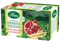 Układ pokarmowy - BiFIX BiFix Premium zielona z żeń-szeniem i granatem herbata ekspresowa 20x 2 g 1144503 - miniaturka - grafika 1