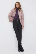 Spodnie damskie - Sisley spodnie damskie kolor czarny proste high waist - miniaturka - grafika 1