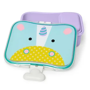Skip Hop Pudełko śniadaniowe Jednorożec - Akcesoria do karmienia - miniaturka - grafika 1