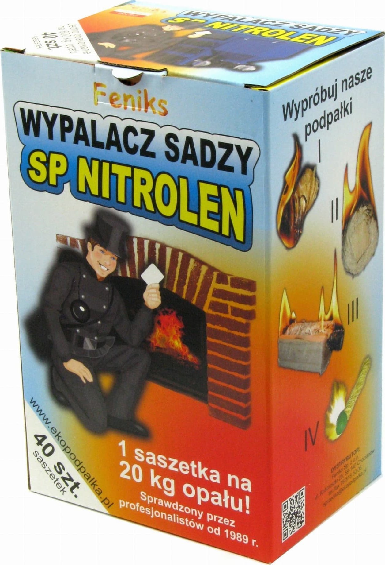 Feniks Wypalacz sadzy SP Nitrolen saszetki 40x10g
