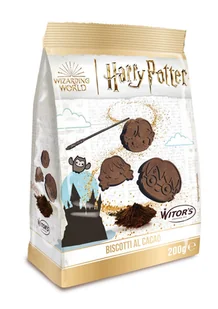 HARRY POTTER WŁOSKIE KRUCHE CIASTKA KAKAOWE W KSZTAŁCIE POSTACI 200G WITOR'S - Ciastka - miniaturka - grafika 1