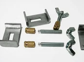 Akcesoria do armatury i ceramiki - Zaczepy montażowe ALVEUS do zlewów GRANITOWYCH podwieszanych (4 sztuki) (1135533) - miniaturka - grafika 1