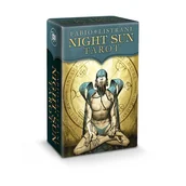 Wróżbiarstwo i radiestezja - mini NIGHT SUN Tarot by Fabio Listrani - karty tarota mini - miniaturka - grafika 1