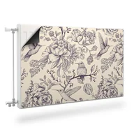 Dekoracje domu - MAGNETYCZNA Mata Na Grzejnik PTAKI Kwiaty Rośliny 90cm x 60cm - miniaturka - grafika 1