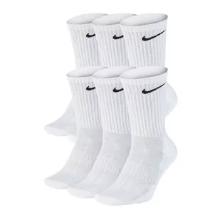 Nike Everyday Cushion Crew 6Pak skarpety wysokie 100 : Rozmiar - 42 - 46 - Skarpetki damskie - miniaturka - grafika 1