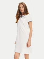 Sukienki - U.S. Polo Assn. Sukienka codzienna WUP1312 Biały Regular Fit - miniaturka - grafika 1
