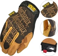 Rękawice robocze - Mechanix Wear Mechanix Wear Rękawice Original Leather Czarne-Coyote XL - miniaturka - grafika 1
