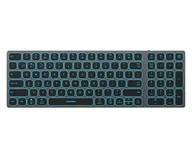 Klawiatury - Silver Monkey Alu Keys Mini Premium Backlight Black - miniaturka - grafika 1