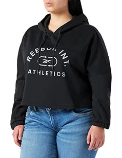 Reebok Damska bluza z kapturem Wor Performance (długi rękaw), Czarny, L GS1917 - Bluzy damskie - miniaturka - grafika 1