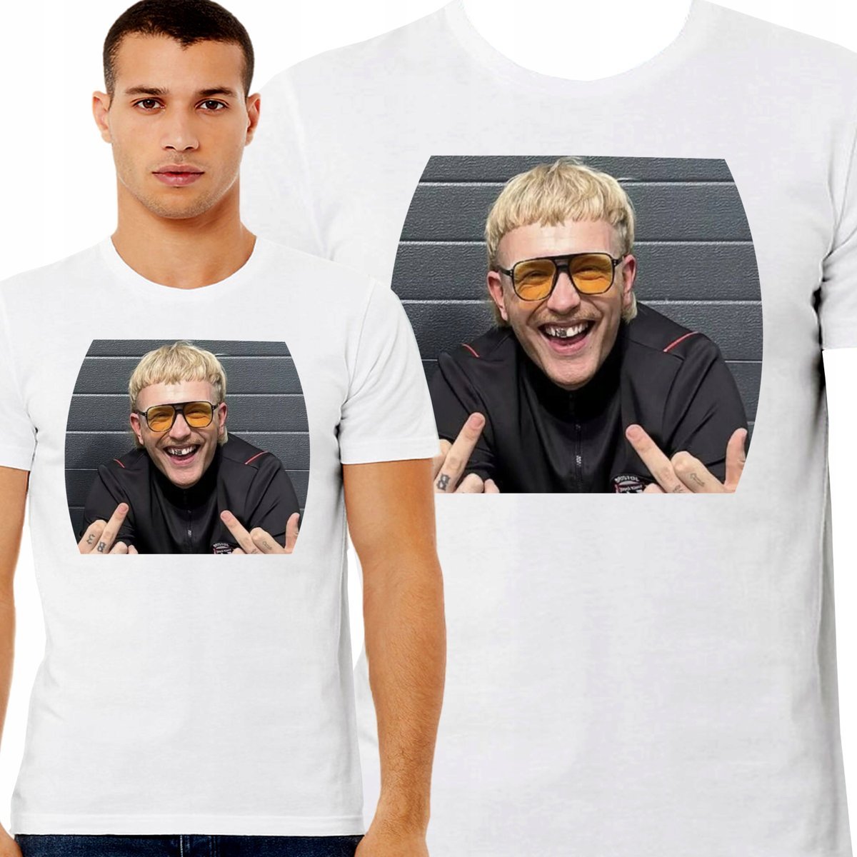 KOSZULKA JOOST KLEIN JAKOŚĆ BAWEŁNA T-SHIRT PREZENT RAP XXL 3384