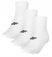 Skarpetki damskie - Damskie skarpetki za kostkę 4F 3-pak biały F368 39-42 - miniaturka - grafika 1