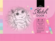 Przybory szkolne - Szkicownik 197x124/48K 100g TW FRESH - miniaturka - grafika 1