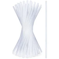 Słomki do napojów - Słomki do napojów przezroczyste wielorazowe zestaw 50 szt. 22 cm - miniaturka - grafika 1