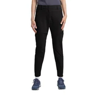 Spodnie sportowe damskie - Damskie spodnie z odpinanymi nogawkami Jack Wolfskin HIKEOUT ZIP AWAY PANTS W black - 36S - miniaturka - grafika 1